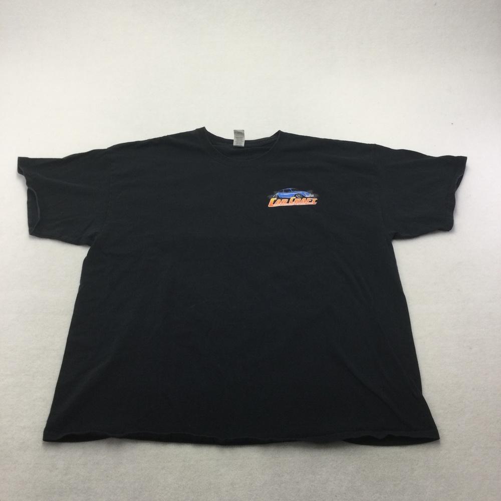 Gildan Shirt Mens 2XL Black Car Craft VW Beetle Bus Graphic Tee Volkswagen